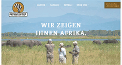 Desktop Screenshot of outback-africa.de